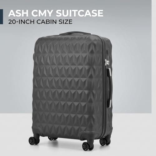 CMY Suitcase 20 Inch Cabin Hard Shell Lightweight ABS Carry-On Luggage — view 2