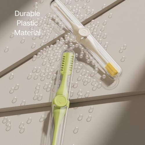 2026 2-in-1 Nasal Hair Cutter, Double Sided Nose Hair Cutter with Lid, Updated Portable 360 ° Rotating Manual Nose Hair Trimmer for Travel (Yellow 3pcs) — view 6