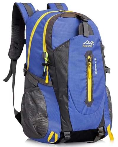 Besrina 40L Lightweight Hiking Backpack, Waterproof Rucksack for Men Women