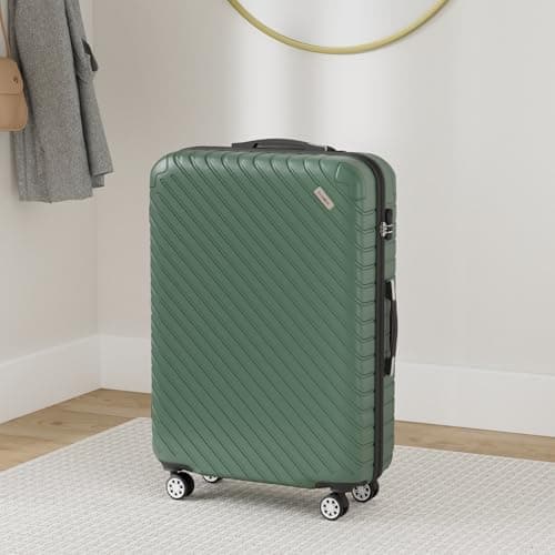 FLYMAX 32" Extra Large Suitcase 4 Wheel Lightweight Suitcases Luggage Hard Shell ABS Travel Case Hold Check in Fits 23kg - 35kg + 3 Digit Lock + 1 Year Warranty 125 Litre Capacity — view 2