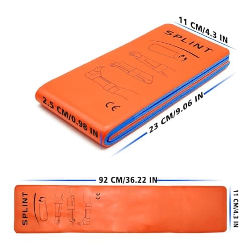 ROOBUCK First Aid Splint 36x4.3inch – Portable Aluminum Emergency Splint for Arm, Leg, Wrist & Finger Injuries – Lightweight Support for Outdoor, Hiking, Camping, Travel & Home — view 2