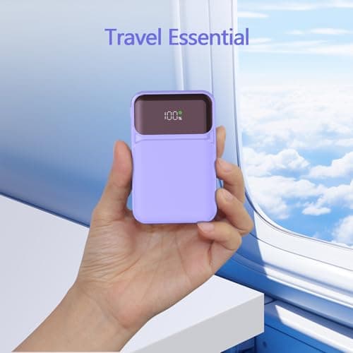 Power Bank With Built in Cables 10000mAh, 22.5W Fast Charge Portable Charger, USB C Battery Pack with 4 Outputs & 3 Inputs Compatible with iPhone 16 15 14 13 iPads Tablets and More — view 4