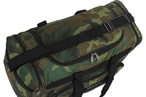 Camouflage Lightweight Holdall Duffle Cargo Travel Cabin Gym Bag (Camouflage) — view 2