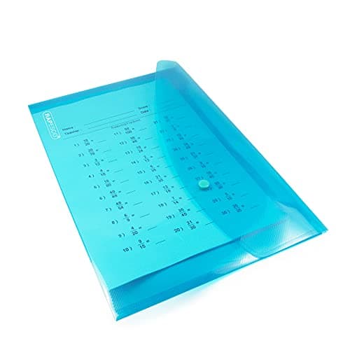 Rapesco 0688 ECO Recycled Popper Wallets, A4+, Pack of 5 — view 5