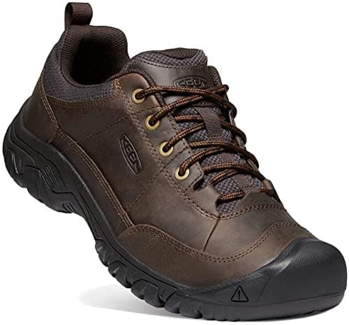 KEEN Men's Targhee 3 Oxford Casual Hiking Shoes, Dark Earth/Mulch, 9.5 — view 2