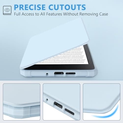 TQQ Case Fits 6" Amazon Kindle 11th Generation 2024 and 2022, Premium Slim and Lightweight Cover, Full Protection, Auto Sleep/Wake, Magnetic Closure (NOT fit Paperwhite or Oasis) — view 4