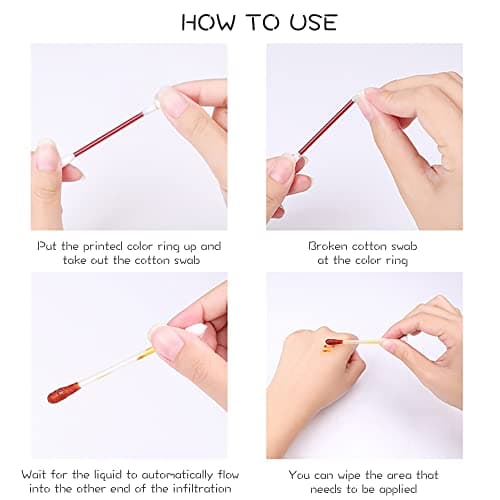 100 Pieces Disposable Iodine Cotton swabs Portable Iodine Disinfection Cotton swabs for Emergency Wound Care — view 5
