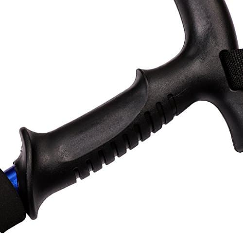 Trekking Pole Telescopic Anti-shock Hiking Pole Lightweight Aluminum Alloy Walking Pole-Stick for Walking Snow Mountain Climbing Outdoor Climbing Backpacking — view 3