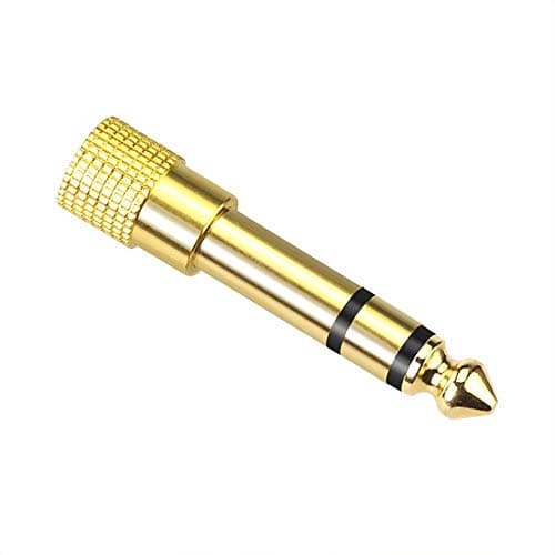 Headphone Jack Adapter 6.35mm 1/4Inch Male to 3.5mm 1/8 Inch Female Jack Headphone Audio Stereo Jack Plug Adaptor Converter — view 5