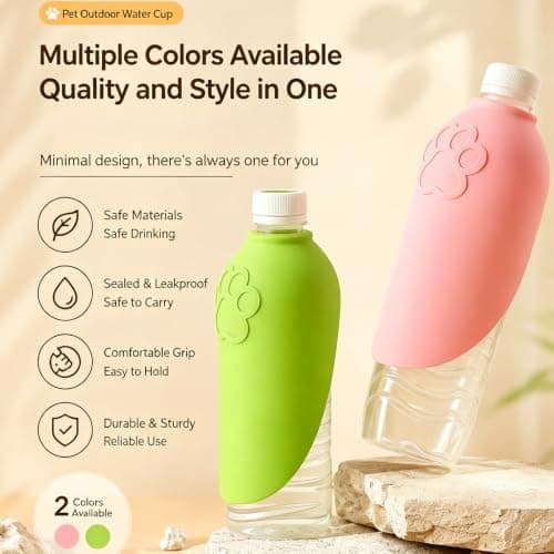 Silicone Portable Dog Water Bottle Adapter, Drinking Cap for Bottles Dogs — view 5