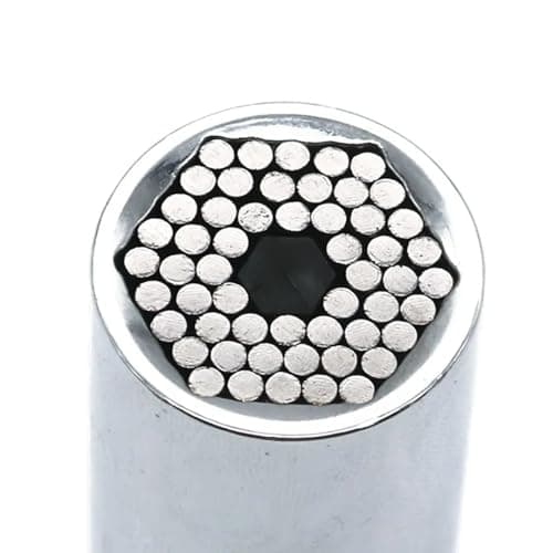 Domira Universal Socket Set 7mm-19mm with Drill Adapter & 50mm Extension Rod – Durable 35k & 40Cr Tool for DIY, Car Repairs, Gifts for Men – Multitool Wrench Solution 2 Inch Extension Rod — view 3