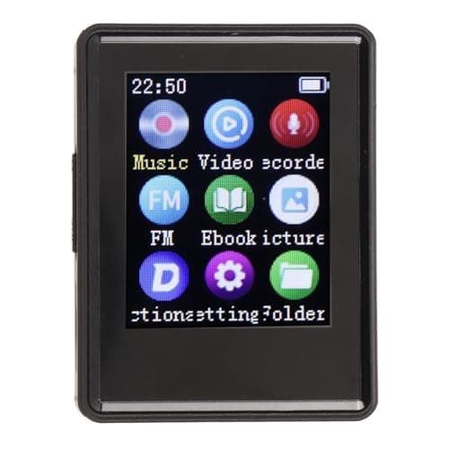 Cocoarm MP3 Player Bluetooth 5.0, 1.77in HiFi Music Player with (8G Small
