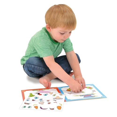 Galt Toys, Funny Faces Sticker Book,Kids Sticker Book, Ages 3 Years Plus — view 2