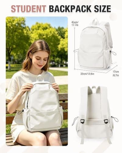 HYC00 School Backpack Secondary Girls Boy High Teenager School Bag Rucksack — view 2