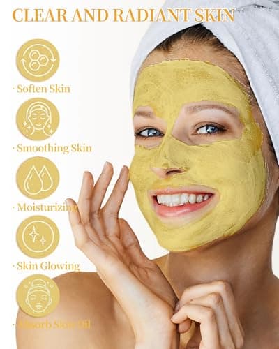Clay Face Mask Kit-12Pcs Vitamin C Clean Clay Facial Masks Set for Women — view 3