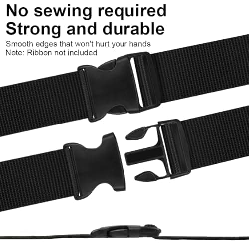 AUAUY Plastic Buckles Clips 51mm(4 Pcs), Adjustable Side Release Buckles — view 6