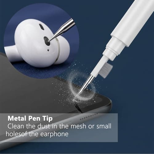 TwinkleHom AirPod Cleaning Kit - New Generation Multifunctional Cleaning Pen for Bluetooth Earphones, Phone Speakers, Keyboards & Electronic Devices | Portable Travel Cleaning Tools — view 4
