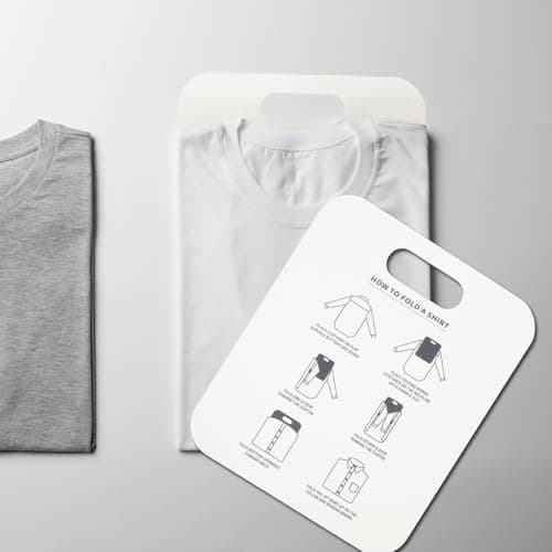 2pcs Laundry Folding Board PP Garment Folder for Closets and Drawers — view 4
