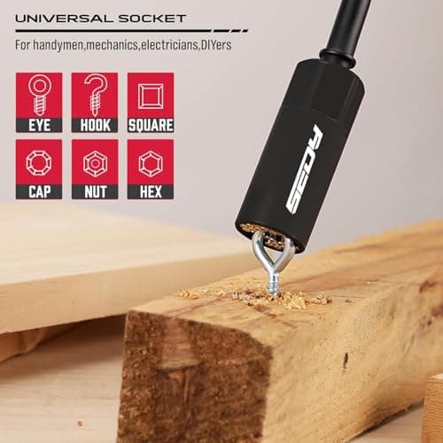 80-Piece Premium Magnetic Impact Nut Driver Set Metric & SAE with Socket Adapters, Bit Holder, Wing Nut Driver, Universal Sockets, Quick Release Extension, Power Bits — view 4