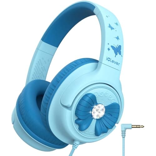 iClever Kids Headphones Wired 3.5mm, Boys Girls Headphones for Kids