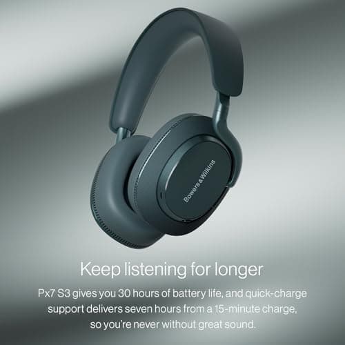 Bowers & Wilkins Px7 S3 Wireless Headphones - Vintage Maroon — view 5