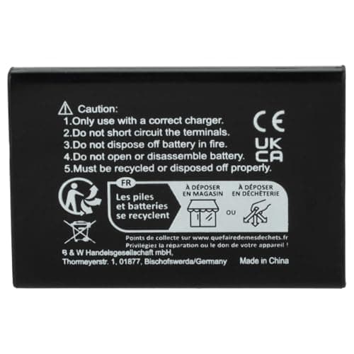 vhbw 3x Battery compatible with Olympus Optoma PK102 Pico Pocket Projector, PK101 Pico Pocket Projector Camera DSLR (1000 mAh, 3.6 V, Li-Ion) — view 4