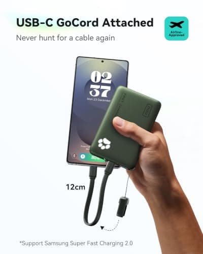 INIU 45W Fast Charging Power Bank, 40% Smaller 10000mAh Portable Charger — view 4