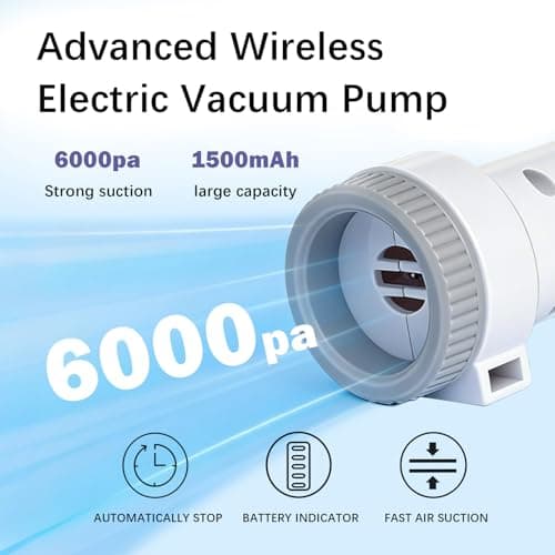 Vacuum Travel Bags with Cordless Electric Pump, 9 Pcs Super handy - Strong Vacuum Storage Bags Space Saver for Clothes, Travel,Home Organization (3 Large/3 Medium/3 Small) — view 2