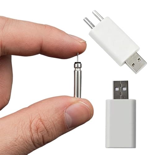 1 Set Electric Fishing Float Charger USB Rechargeable Mini Electronic Fishing Float Reusable for Outdoor Fishing Socket Power Bank Computer (double hole) — view 2