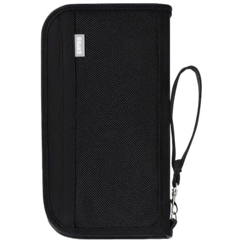 Passport Holder Travel Wallet for 2 Passports 25x14 cm RFID Card Holder