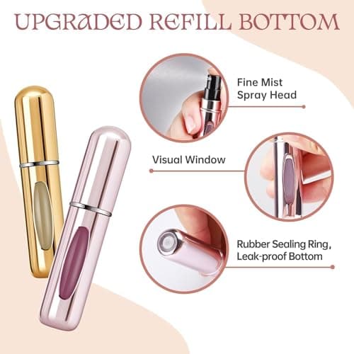 Fia Direct 6ML Perfume Atomiser Aftershave Travel Refillable Bottle Portable Handbag Spray-Nicotine Free (Green) — view 4