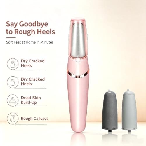 Electric Rechargeable Callus Remover Foot File with 2 Grinding Heads — view 5