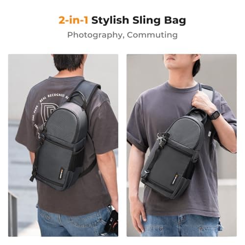 K&F CONCEPT Camera Sling Bag,DSLR/SLR/Mirrorless Camera Case Waterproof 10L — view 6