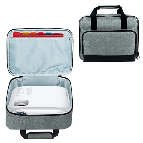 Oaqmvgin Projector Bag with 3 Front Pockets Inner Zipper Pocket for Manuals — view 5