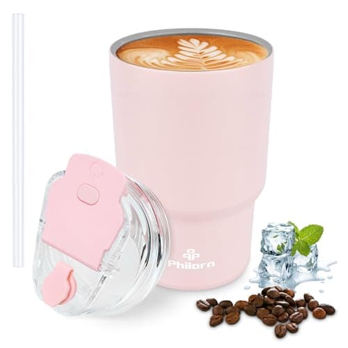 Philorn Coffee Cup Travel Mug, 14OZ/400ml Insulated Coffee Cup