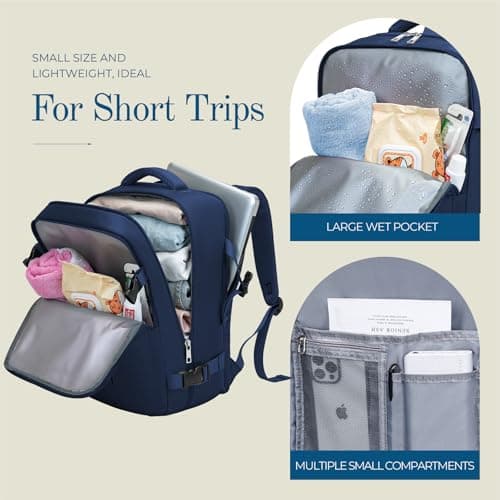 Lossga Ryanair Cabin Bags 40x30x20,Cabin Bag Travel Backpack 40x30x20 — view 5
