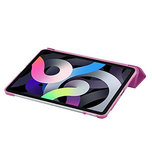 For Apple iPad Mini 4th/5th Gen A1538 A1550 A2126 A2124 Smart Magnetic Stand Case Cover with Automatic Wake/Sleep (Pink) — view 5