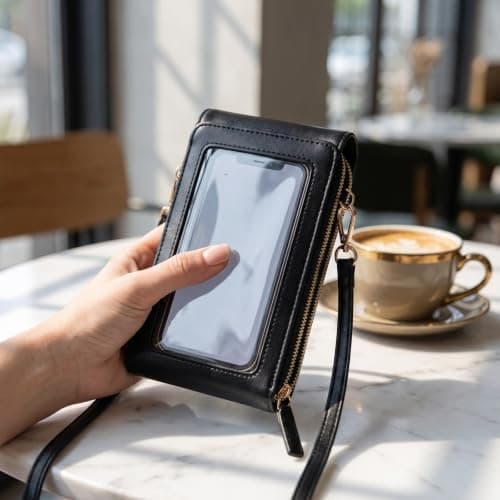 Meralo Small Touchscreen Crossbody Phone Bag for Women — view 2