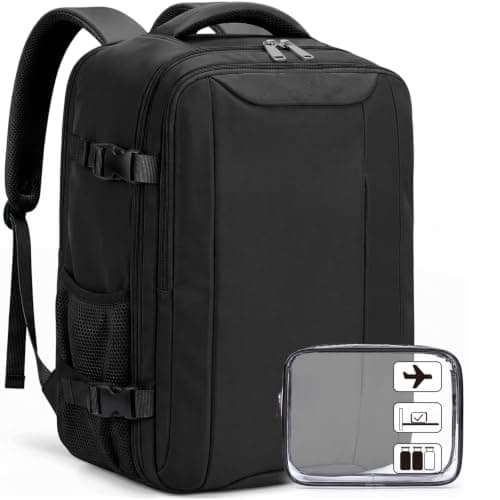 Xkdoai for Ryanair Cabin Bags 40x30x20,Backpack with TSA Approved Clear Bag