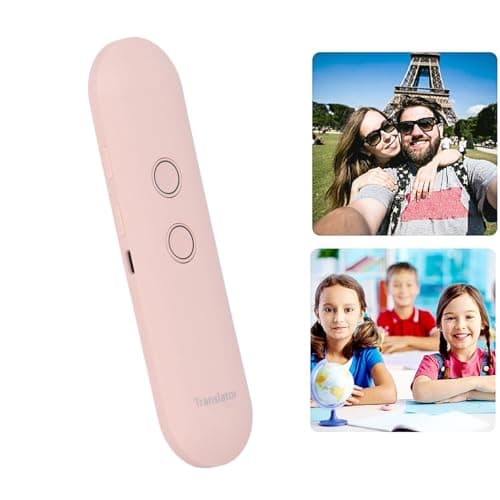 Real Time 97 Languages Translator Device Accuracy Voice Translation Stick Multipurpose Language Translator for Travel Business (Pink) — view 4