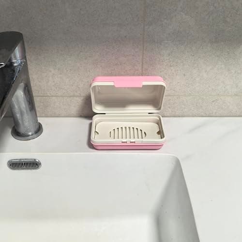Lofekea Travel Soap Case, Shower Bar Soap Dish Holder, Soap Box Container — view 5