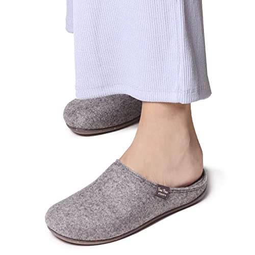 Toni Pons Women's slippers in recycled felt - MONA-FR - Grey, 39 EU - 6 UK — view 2