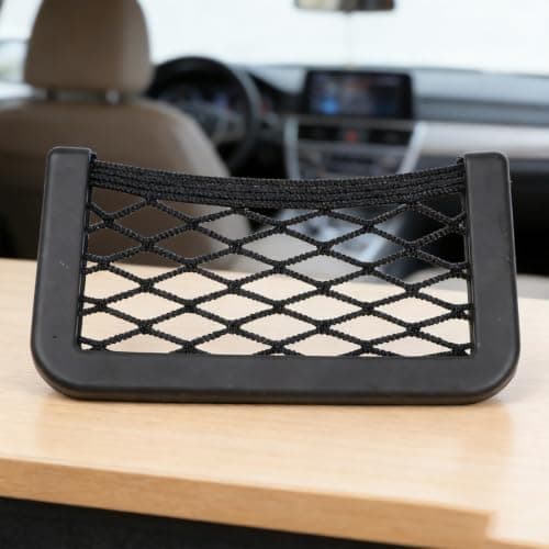 Car Side Door Storage Net Pocket, Elastic Mesh Organizer — view 5