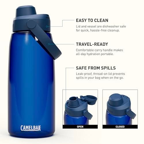 Camelbak THRIVE CHUG 950 ml – bike bottle – leak-proof – soft drinking spout – ideal for on the go – keeps hydrated even on hot days – Oxford, size: OS — view 3