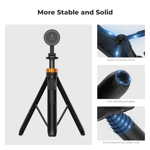 K&F CONCEPT 162cm/63'' Tripod for iPhone with Remote Control - Black — view 5