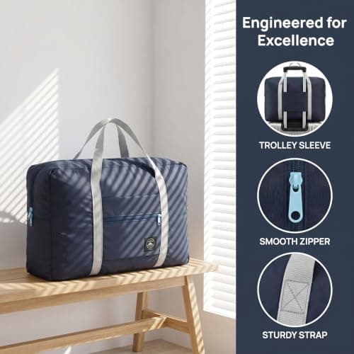 Travel Bags, 3 Pcs Carry On Bag Under Seat Cabin Bag for Men and Women — view 3