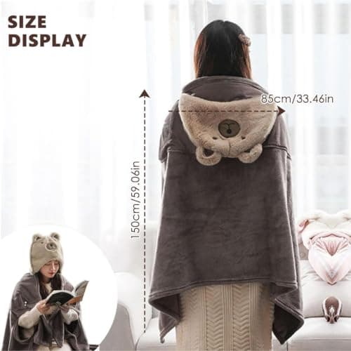 Travel Pillow Blanket Hooded Travel Pillow, Hat, Accessories, Gear — view 5