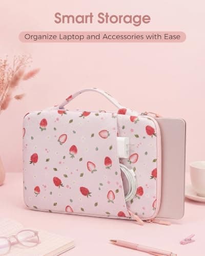 ProCase Laptop Sleeve for MacBook Neo 13 Inch 2026 -Strawberry — view 3