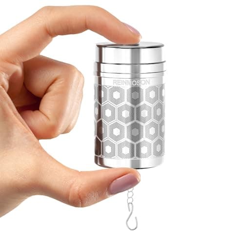 Reinmoson Stainless Steel Mini Tea Strainer for Loose Tea Infuser 1.2”x2.2”