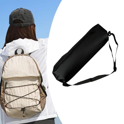 ZGUZMCMK 35x7cm Polyester Tripod Carrying Case, Tripod Travel Pouch, Photography Gear Organizer, Waterproof Storage Bag for Selfie Sticks Monopods, Lightweight Organizer with Shoulder Strap, Black — view 4